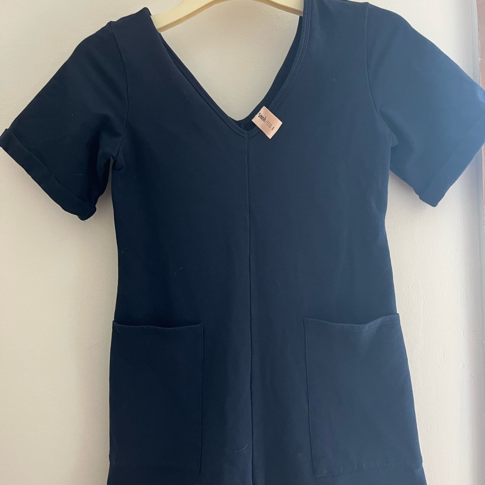 Smash + Tess Navy Jumpsuit